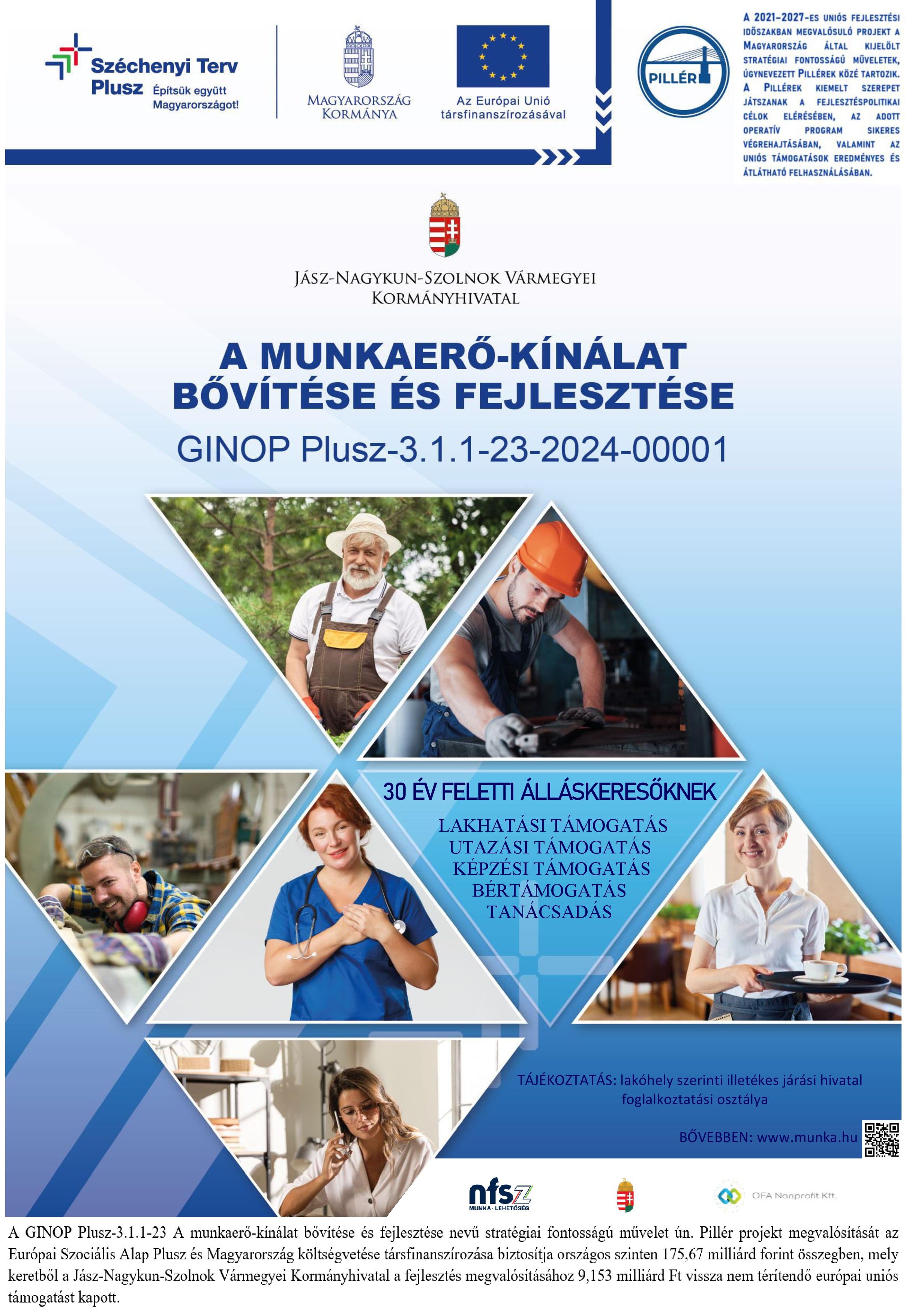 Munkaerőkínálat bővítése és fejlesztése