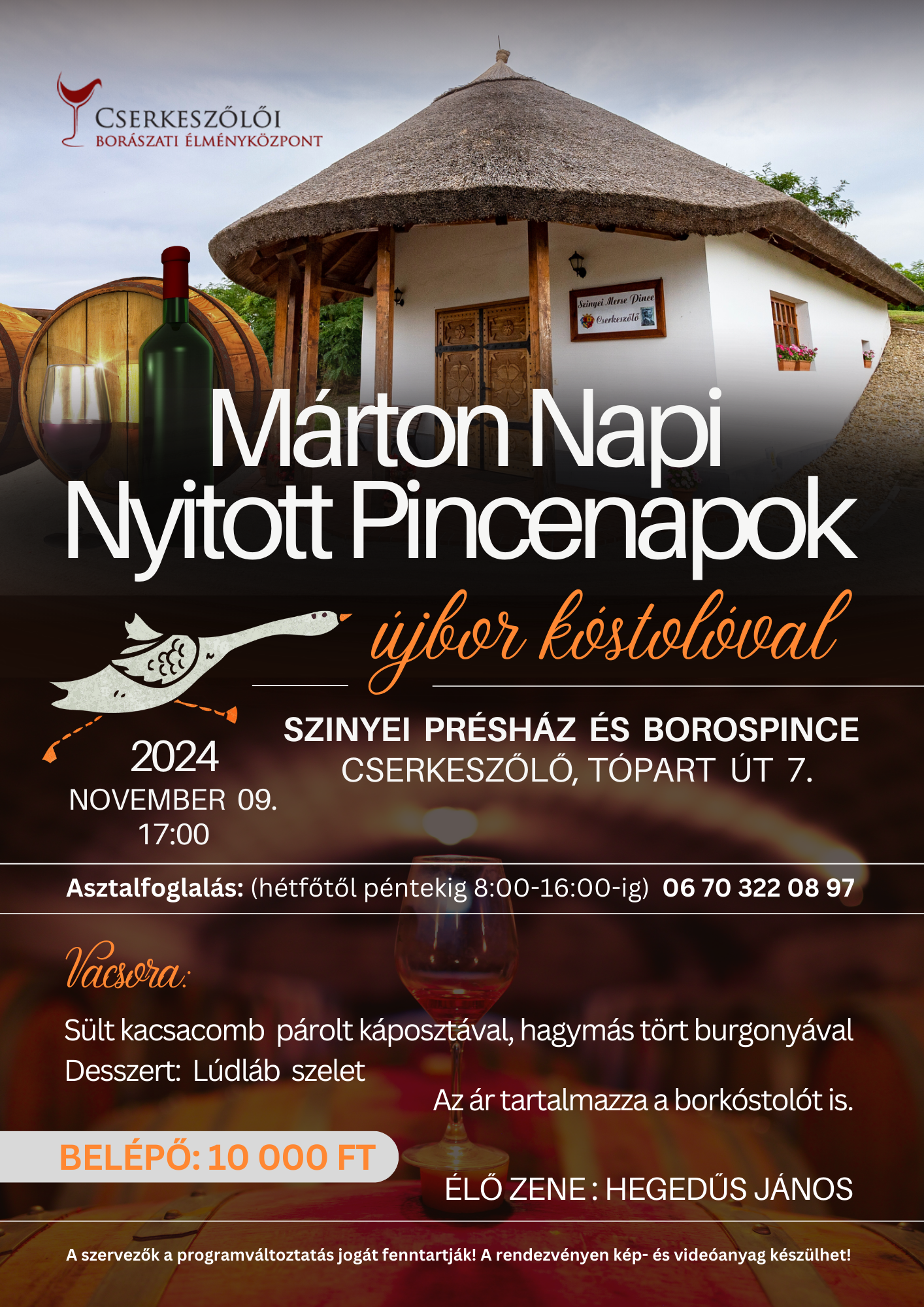 Márton Napi Nyitott Pincenapok