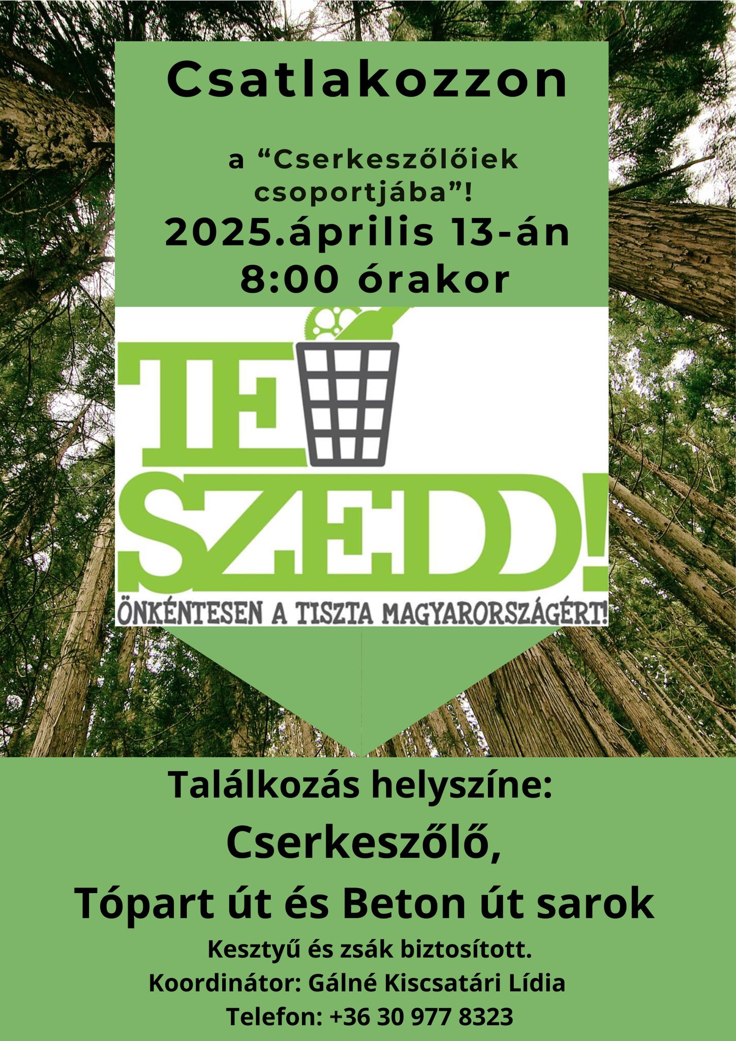 Önkéntesen a tiszta Magyarországért!