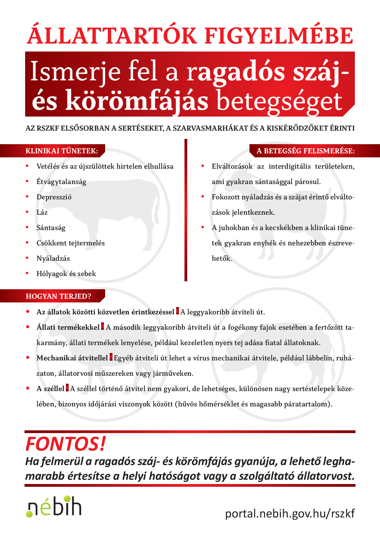 Állattartók figyelmébe