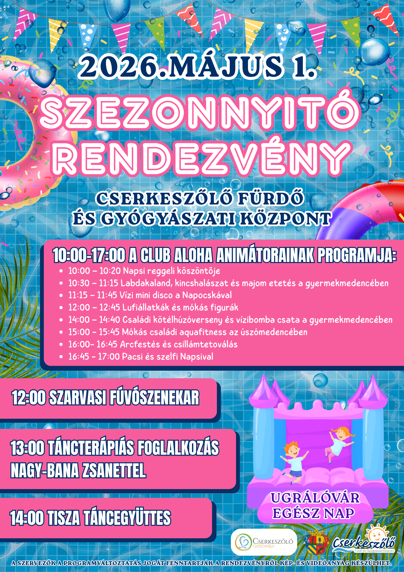 Szezonnyitó rendezvény a fürdőben