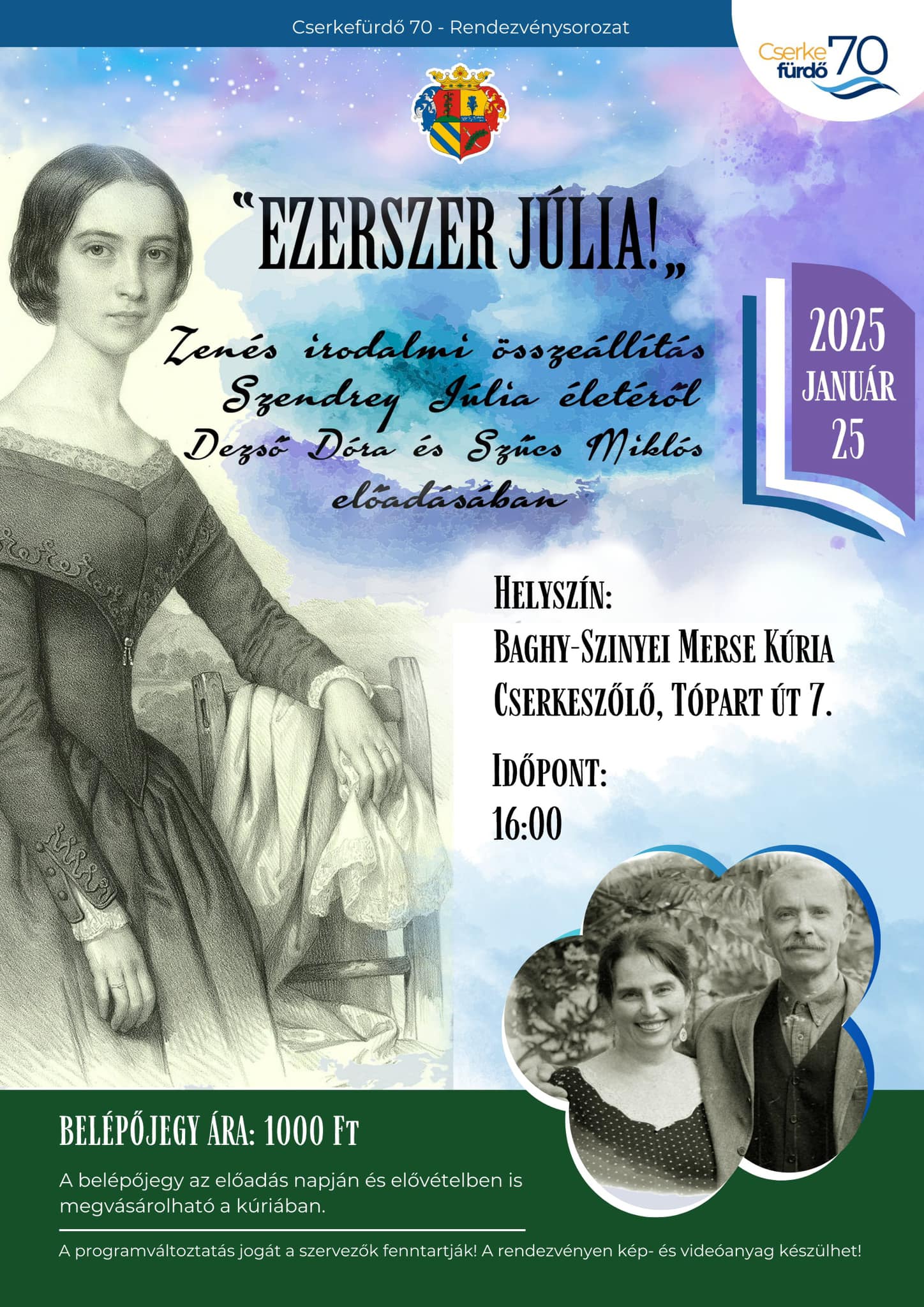 Ezerszer Júlia!