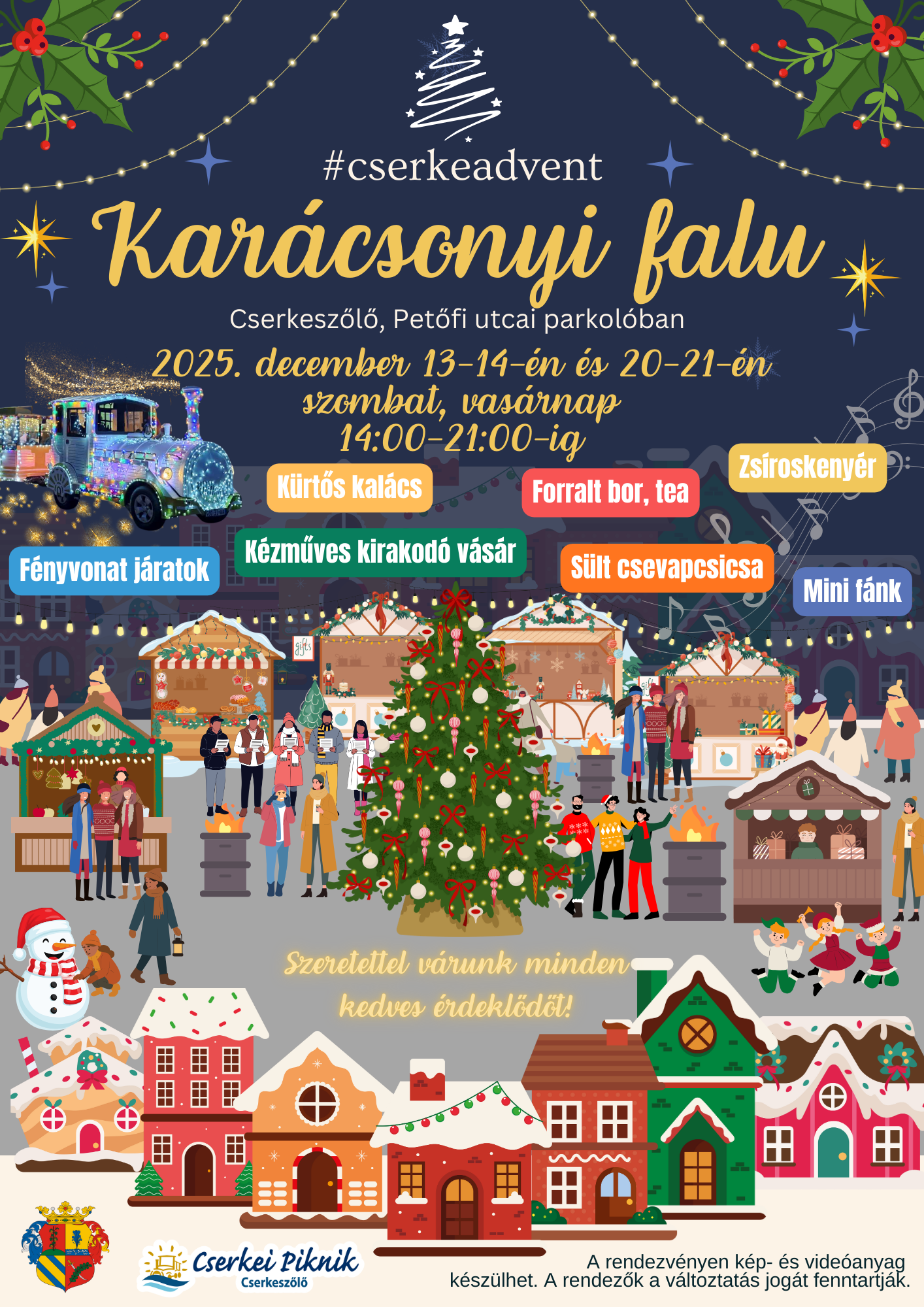 Karácsonyi Falu Cserkeszőlőn