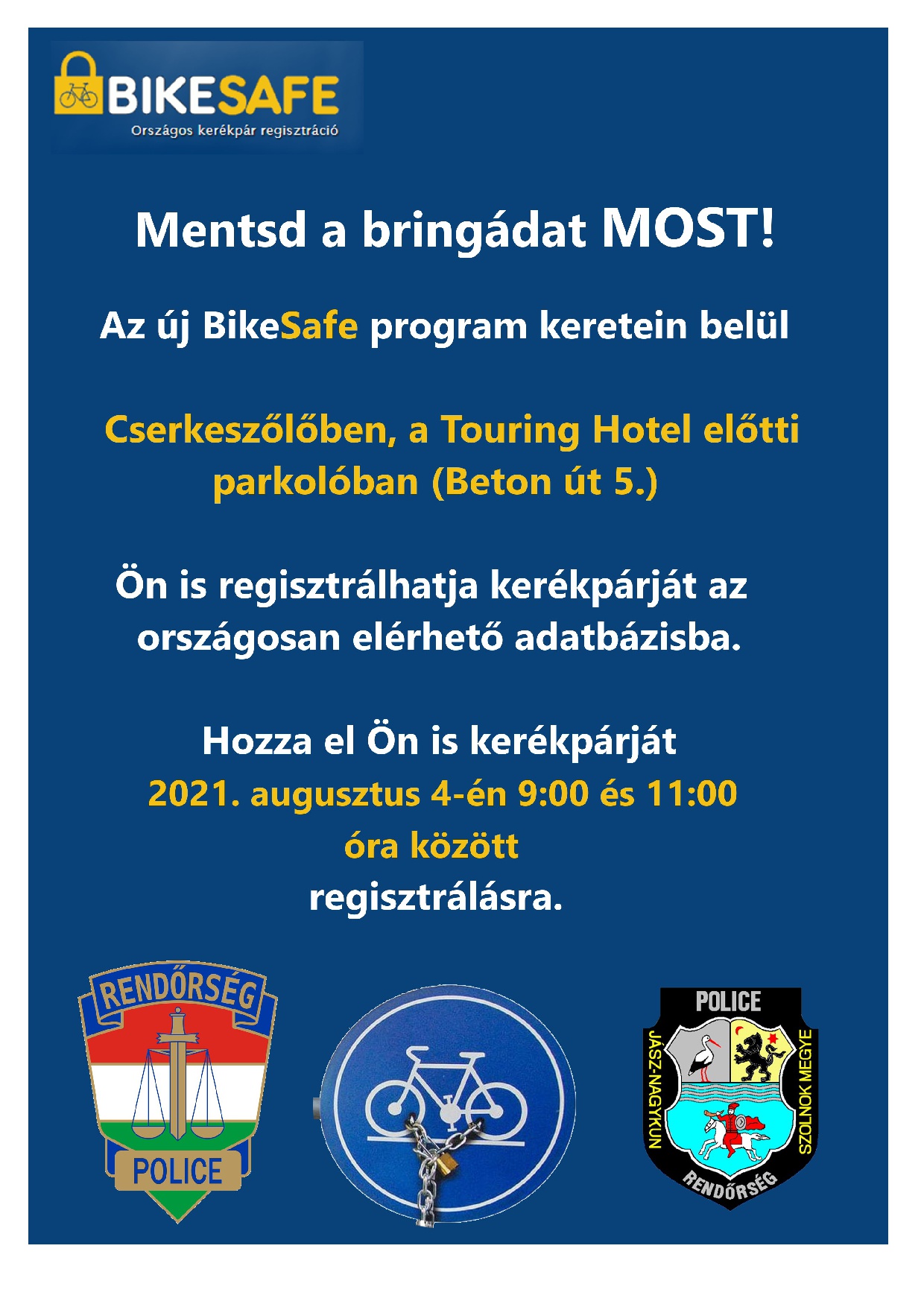 BikeSafe (aug.4. 9:00-11:00)